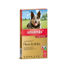 Advantix Dog 10-25Kg Red 6 Pack