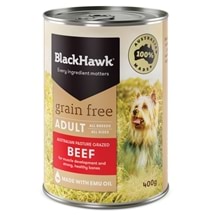 Black Hawk Adult Grain Free Beef Canned 400g x 12