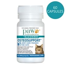 Paw by Blackmores Osteosupport for Cats 60 Capsules