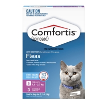 Comfortis Cat 1.4-2.7kg Pink 3 Pack