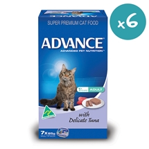 Advance Cat Adult Delicate Tuna (7x85g) x 6
