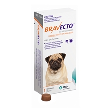 Bravecto Small Dog Orange 4.5-10kg 1pk