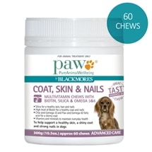 Paw by Blackmores Coat, Skin & Nails Multivitamin Chew 300g