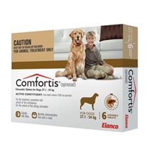 Comfortis Dog 27.1 - 54Kg Brown 6 Pack