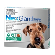 NexGard 10.1-25kg 6 Pack