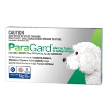ParaGard Small Dog & Puppy 5kg - 4 Pack
