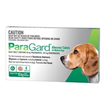 ParaGard Medium Dog 10kg - 4 Pack