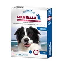 Milbemax All Wormer for Dogs Over 5kg 2 Pack