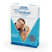 Sentinel Spectrum Dog 22-45Kg Blue 3 Pack