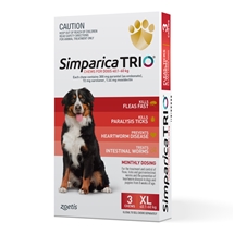 Simparica Trio 40.1-60kg Red 3 Pack