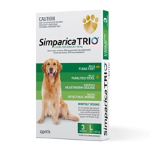 Simparica Trio 20.1-40kg Green 3 Pack
