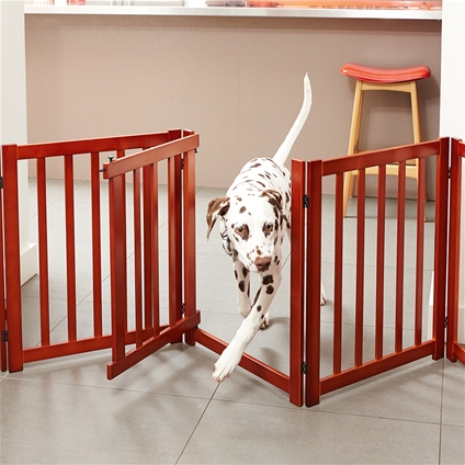 Free-Standing Pet Gate with Door - House of Pets